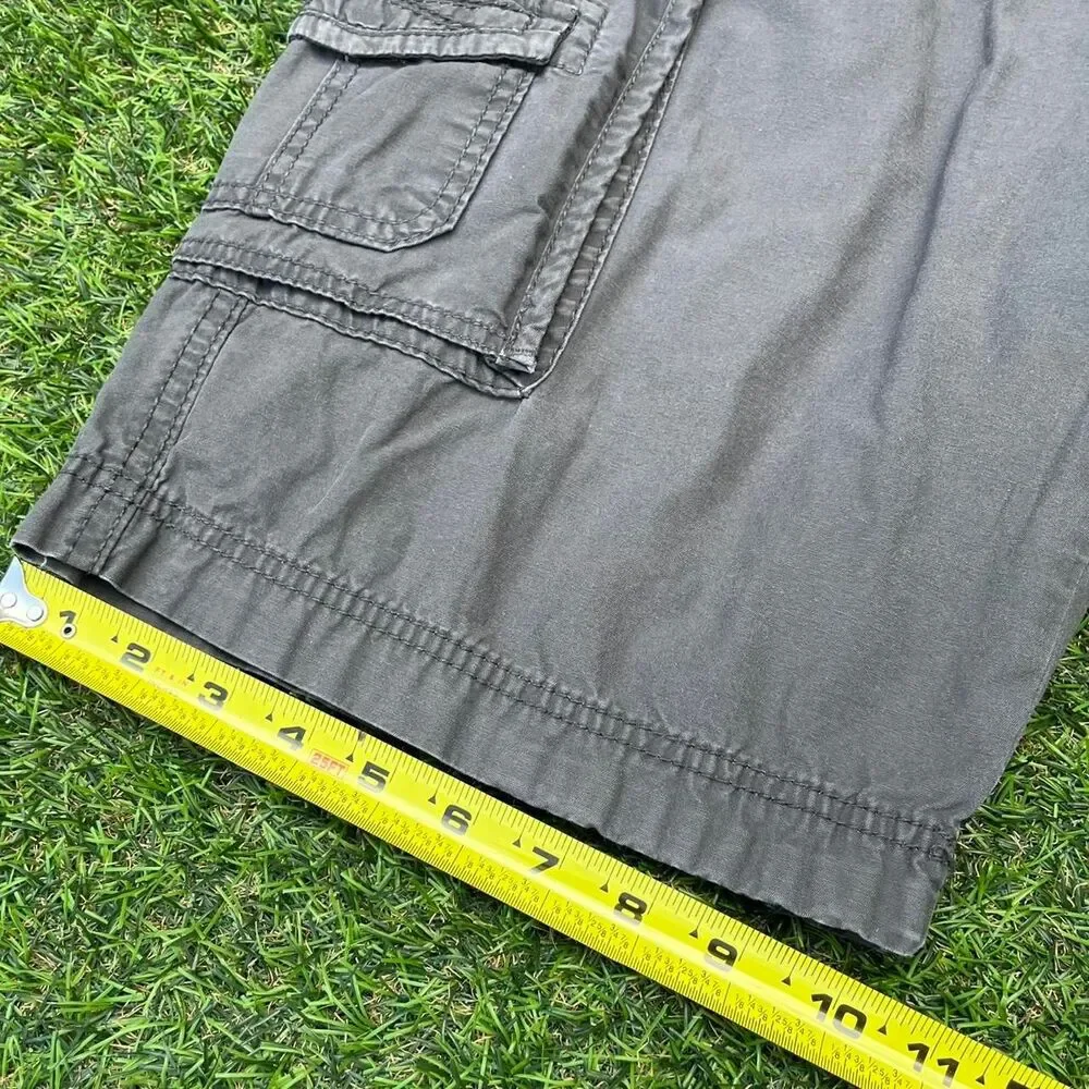 Union-bay Men's Grey and Silver Shorts